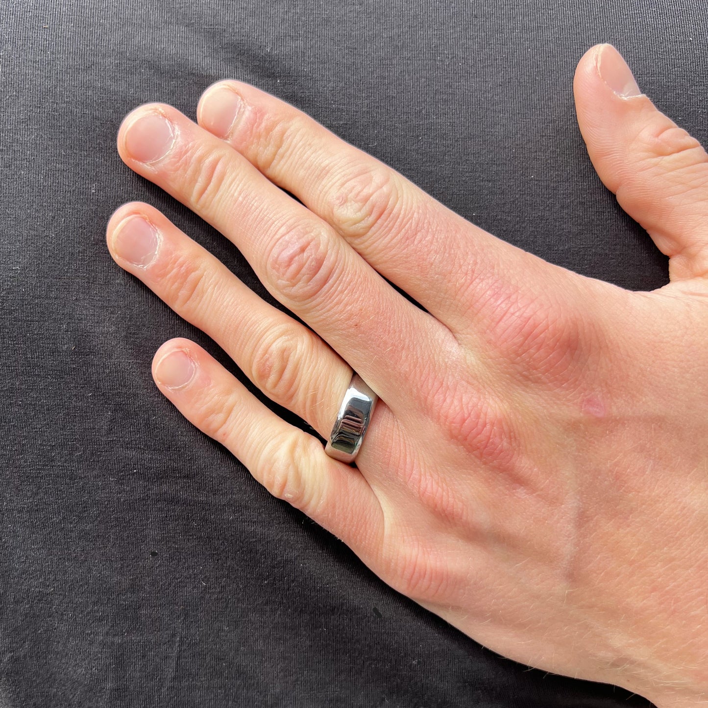 Tantalum 8mm High Polished Band Ring