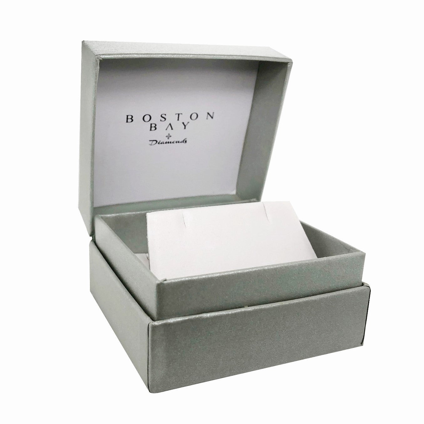 Diamond Initial Ring in Sterling Silver - Choice of Letter