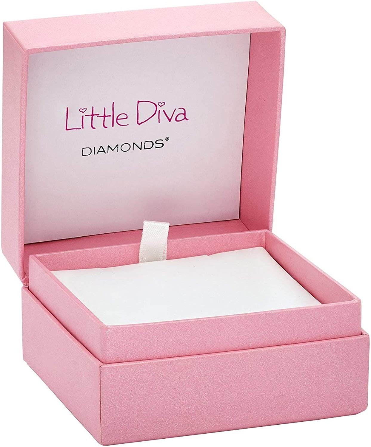 Simulated Pink Tourmaline Birthstone Children's Heart Pendant in Sterling Silver