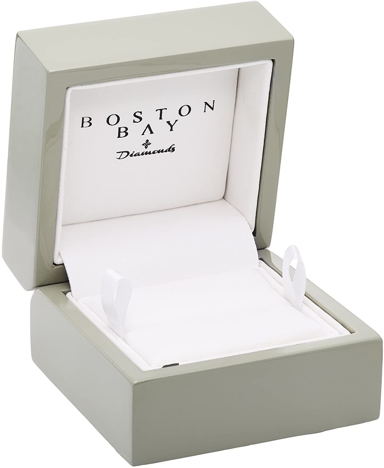 10K White Gold Lab-Grown Oval Blue Sapphire & 1/10cttw Genuine Diamond Statement Ring